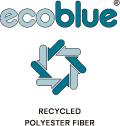 ECO BLUE® ロゴ RECYCLED POLYESTER FIBER
