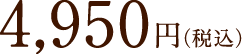 4,950円(税込)